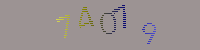 Blue Captcha Image