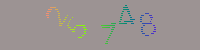 Blue Captcha Image
