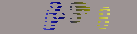 Blue Captcha Image