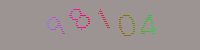 Blue Captcha Image