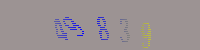 Blue Captcha Image