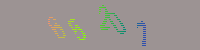 Blue Captcha Image