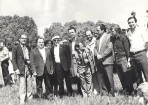 1970-е.  Семинар молодых литераторов. Ю. Кузнецов - в центре                        