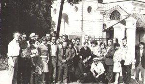 1990-е, середина. Писатели Орла и Брянска в Спасском-Лутовиново                      